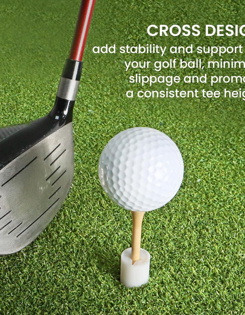Load image into Gallery viewer, Golf Rubber Tees Value 6 Pack with 6 Plastic Tees 3 1/4 Inch, Driving Range Tee Easy to Find Stable Durable for Golf Mats Turf Practice, Mixed Size 1.5" 2.25" 2.75" 3" 3.13"
