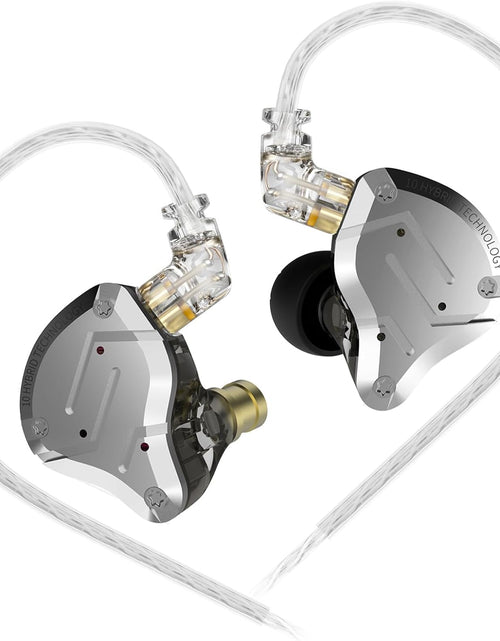 Load image into Gallery viewer, KZ ZS10 Pro in Ear Monitor Earbuds Headphone, Hifi KZ Earphone with 4BA and 1DD Drivers, KZ Upgraded ZS10 Pro with Detachable 0.75Mm 2 Pin 6N OFC Cable (Black No Mic)
