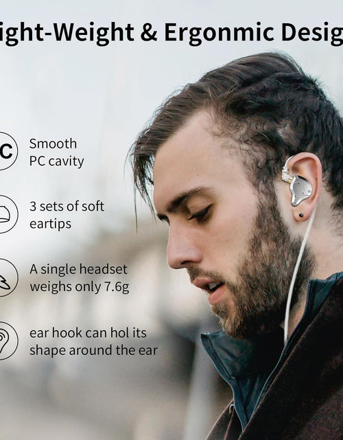 Load image into Gallery viewer, KZ ZS10 Pro in Ear Monitor Earbuds Headphone, Hifi KZ Earphone with 4BA and 1DD Drivers, KZ Upgraded ZS10 Pro with Detachable 0.75Mm 2 Pin 6N OFC Cable (Black No Mic)
