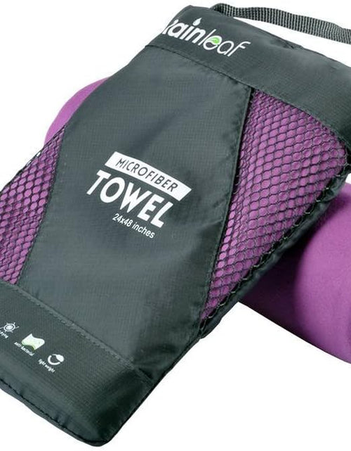 Load image into Gallery viewer, Microfiber Towel Perfect Travel &amp; Sports &amp;Beach Towel. Fast Drying - Super Absorbent - Ultra Compact. Suitable for Camping, Backpacking,Gym, Beach, Swimming,Yoga
