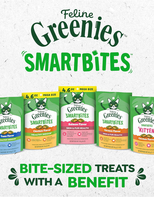 Load image into Gallery viewer, Feline SMARTBITES Healthy Skin and Fur, Chicken and Salmon Flavors, All Bag Sizes
