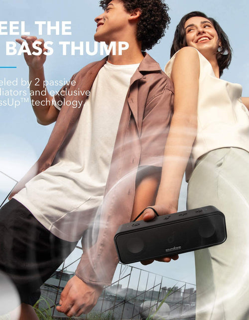 Load image into Gallery viewer, 3 Portable Bluetooth Speaker - Wireless, IPX7 Waterproof, 24H Playtime, Pure Titanium Diaphragm Drivers, Partycast, Bassup, Custom EQ App - for Home, Outdoor, and Beach
