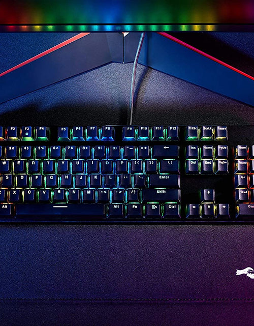 Load image into Gallery viewer, Modular Mechanical Gaming Keyboard - Full Size GMMK (104 Key) - RGB LED Backlit, Brown Switches, Hot Swap Switches (Black)(Gmmk-Brn)
