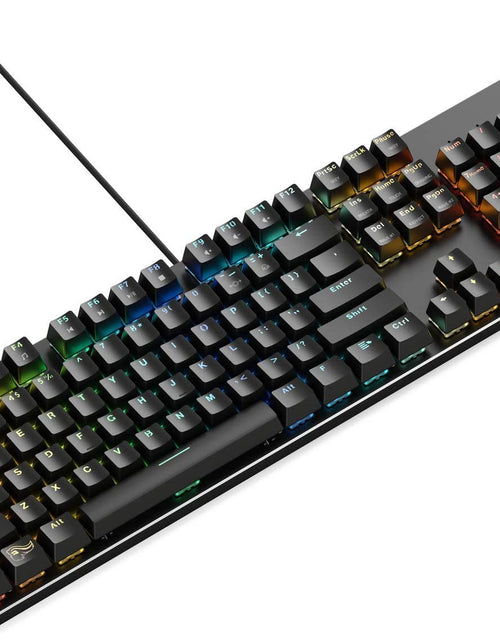 Load image into Gallery viewer, Modular Mechanical Gaming Keyboard - Full Size GMMK (104 Key) - RGB LED Backlit, Brown Switches, Hot Swap Switches (Black)(Gmmk-Brn)

