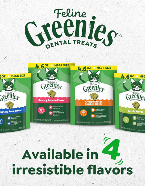 Load image into Gallery viewer, FELINE  Natural Dental Care Cat Treats, Tuna Flavor, All Bag Sizes
