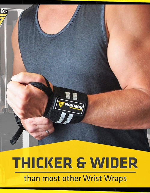 Load image into Gallery viewer, Upgraded 2022 PRO Series Wrist Wraps for Weight Lifting | 18 Inch Professional Grade Lifting Wrist Wraps for Crossfit and Powerlifting (Black, 18 Inch)
