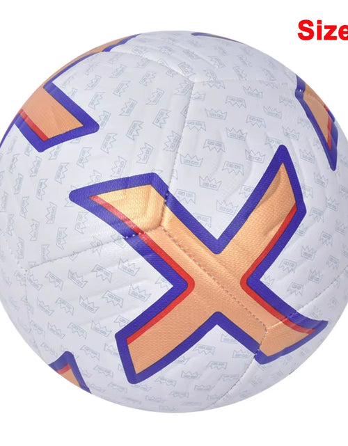 Load image into Gallery viewer, Soccer Balls Standard Size 5 Machine-Stitched Ball PU Material Sports League Outdoor Match Football Training Ball Futbol Voetbal
