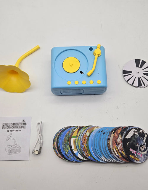 Load image into Gallery viewer, StoryTunes Junior – Children’s Phonograph Music &amp; Story Player with 96 Learning Cards
