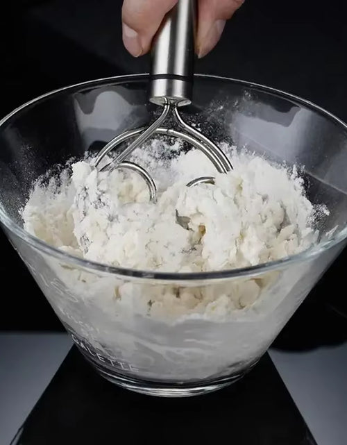 Load image into Gallery viewer, Baker’s Best Danish Dough Whisk – Dutch-Style Stainless Steel Hand Mixer for Effortless Bread, Biscuits &amp; Cakes
