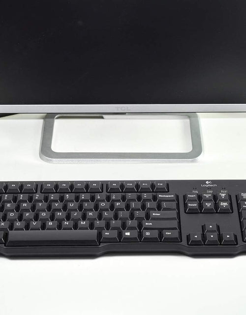 Load image into Gallery viewer, 2PCS Pack Universal English Keyboard Stickers, Computer Keyboard Stickers Black Background with White Lettering for Computer Laptop Notebook Desktop (English)
