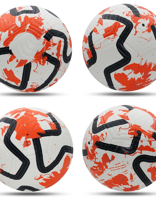 Load image into Gallery viewer, Soccer Balls Standard Size 5 Machine-Stitched Ball PU Material Sports League Outdoor Match Football Training Ball Futbol Voetbal
