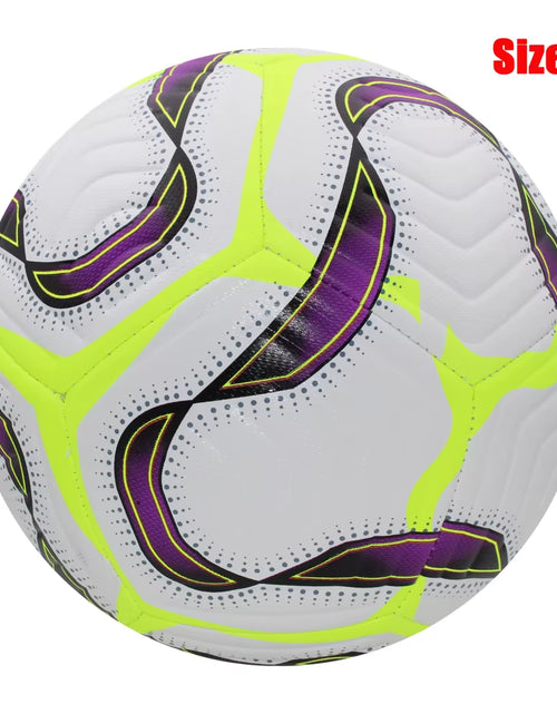 Load image into Gallery viewer, Soccer Balls Standard Size 5 Machine-Stitched Ball PU Material Sports League Outdoor Match Football Training Ball Futbol Voetbal
