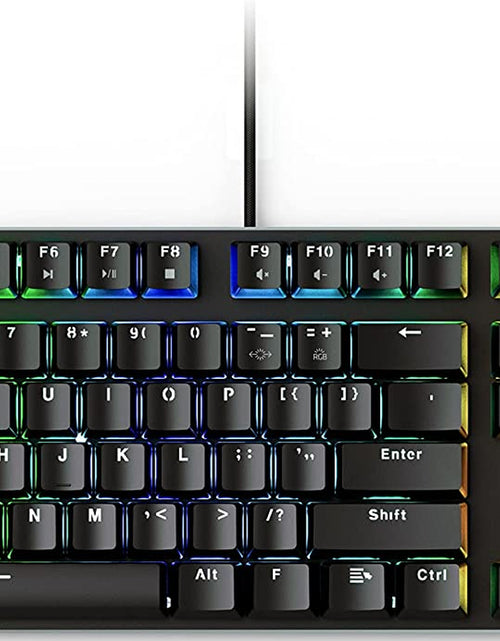 Load image into Gallery viewer, Modular Mechanical Gaming Keyboard - Full Size GMMK (104 Key) - RGB LED Backlit, Brown Switches, Hot Swap Switches (Black)(Gmmk-Brn)
