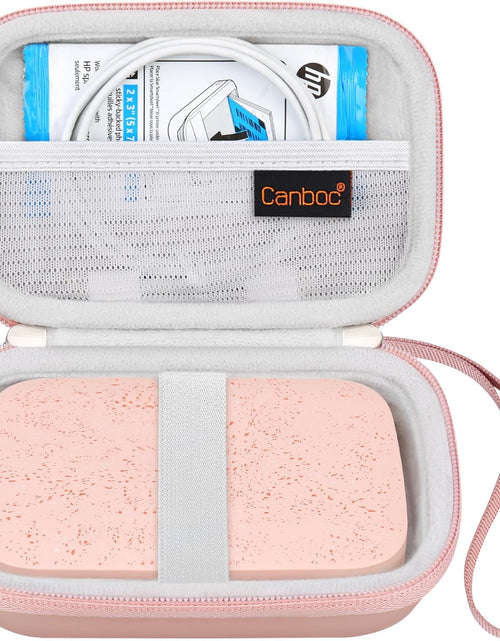 Load image into Gallery viewer, Carrying Case Replacement for HP Sprocket Portable 2X3 Instant Photo Printer, Kodak Step Wireless Mobile Photo Printer, Lifeprint 2X3 Photo Printer, Mesh Bag Fit Photo Paper Cable, Rose Gold
