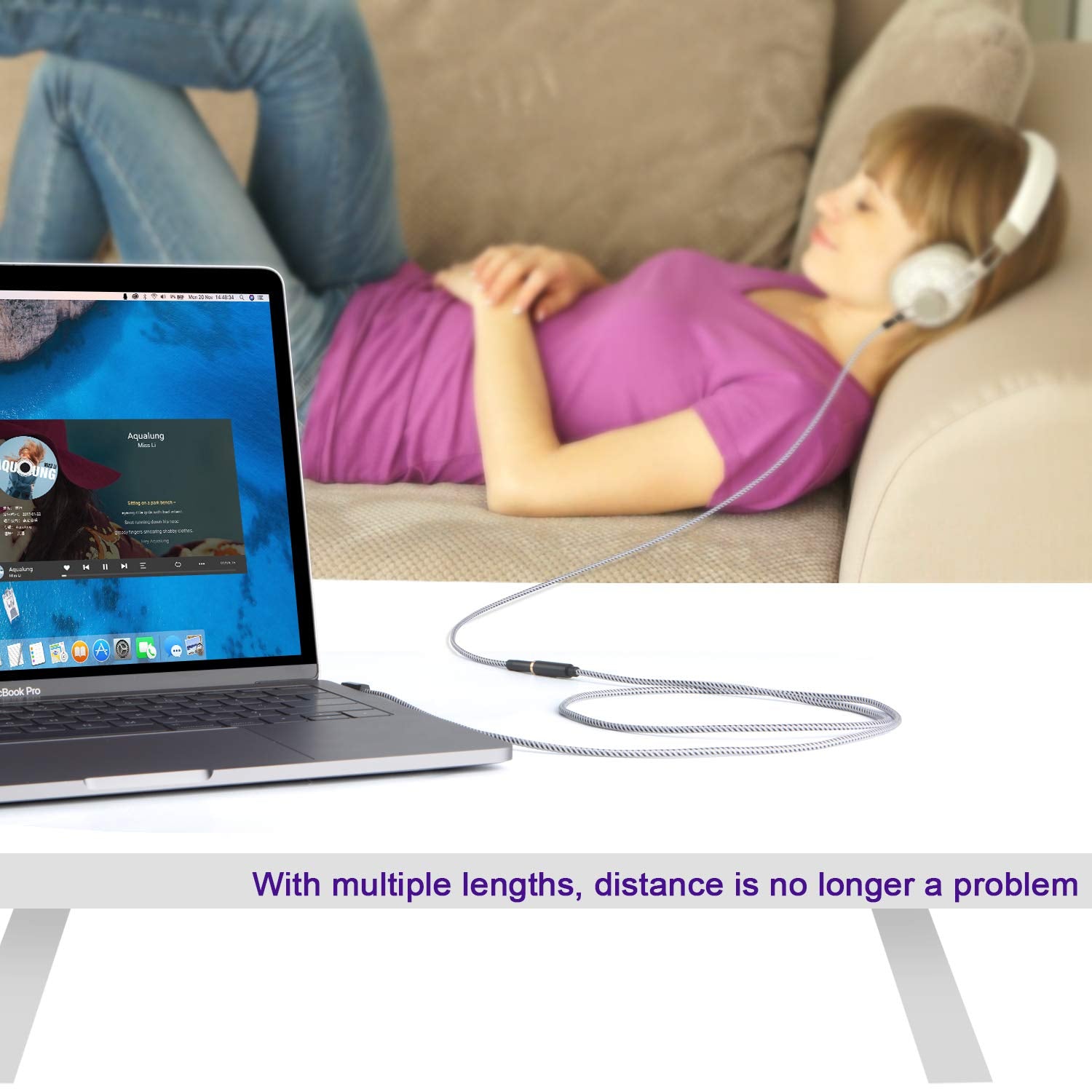 Stereo Jack Extension Cable Headphone Extension Cable 15FT 3.5Mm Male to Female Aux Extension Cable for Phones, Headphones, Speakers, Tablets, Pcs, MP3 Players and More, 4.5M